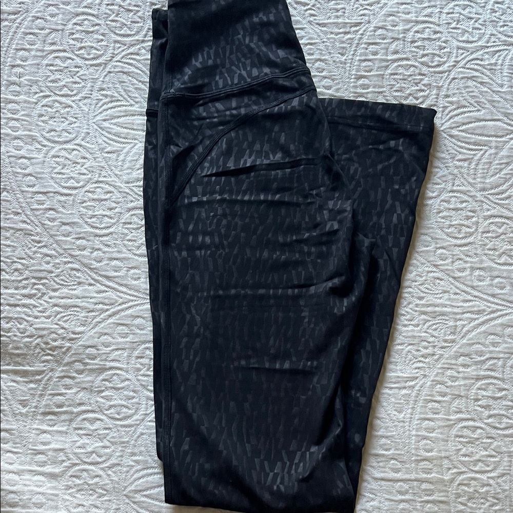 lululemon athletica Black Patterned Leggings